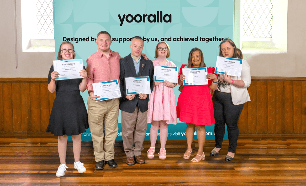 A round of applause for Yooralla's Impact graduates