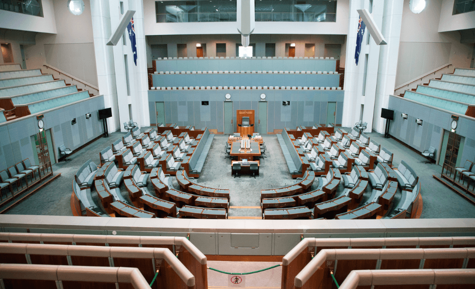 IMAGE: Inside the Lower House chambers of Parliament