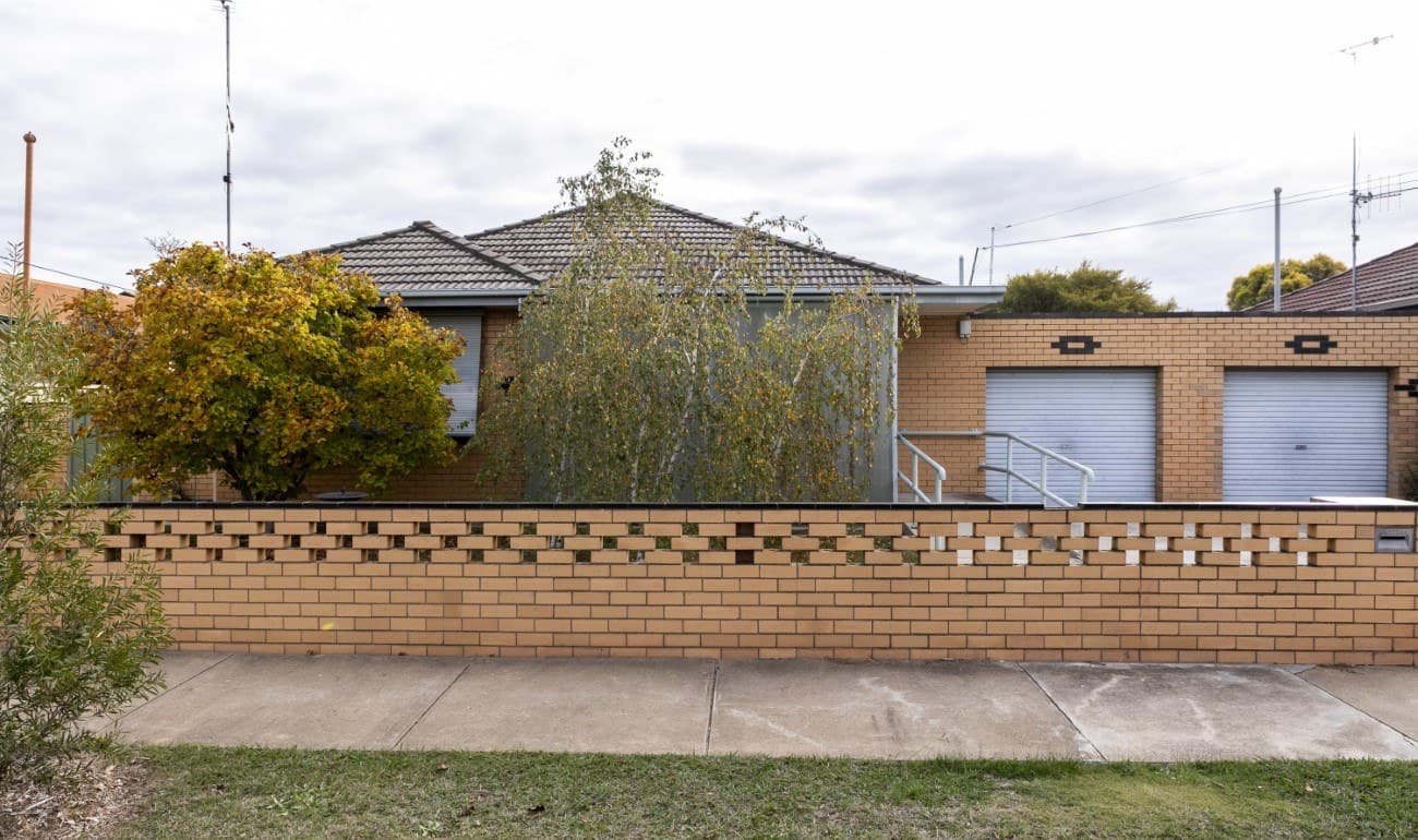 Image: Yooralla's Shepparton accommodation, view from the street